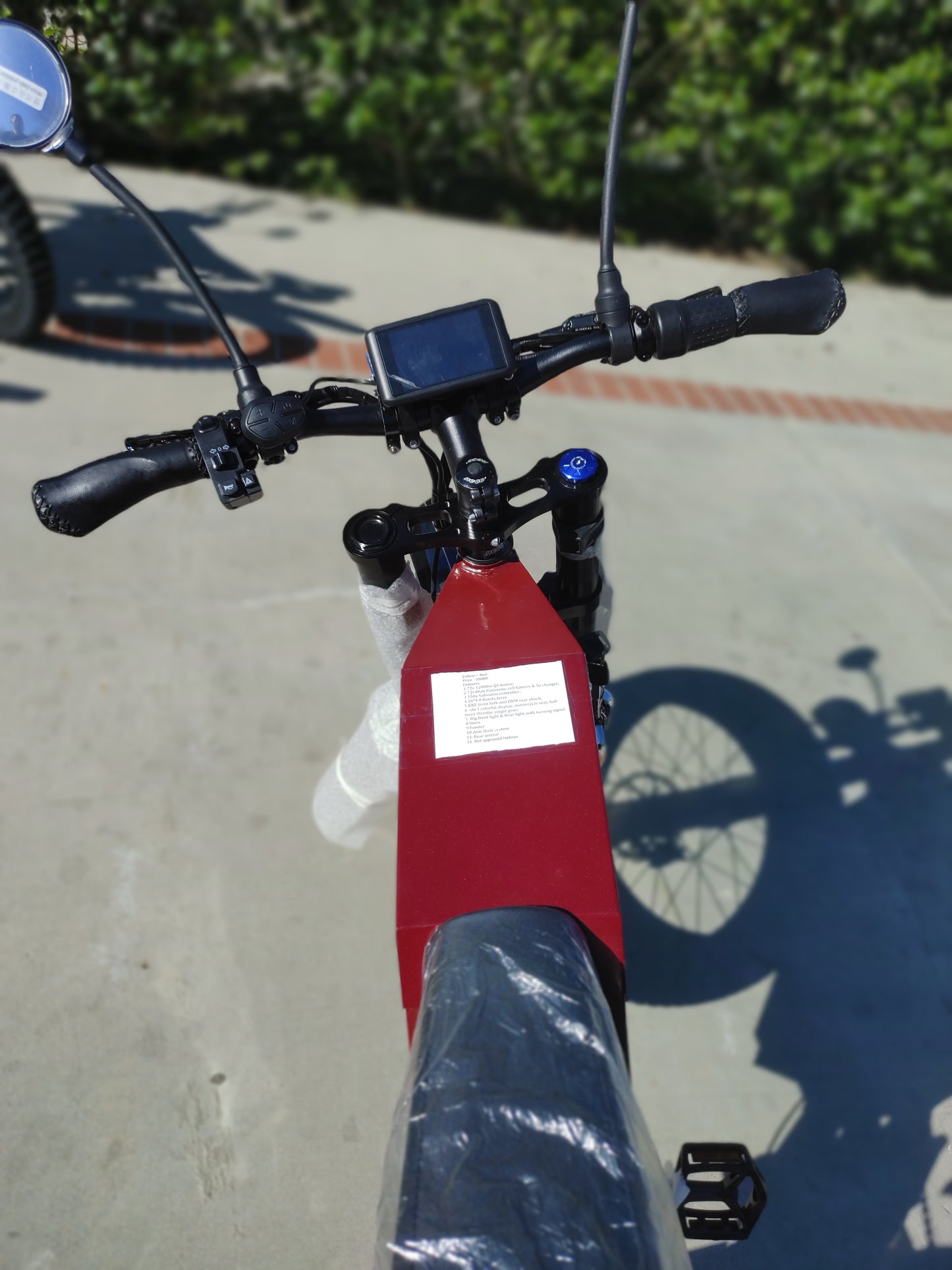 12,000WATTS ELECTRIC BIKE