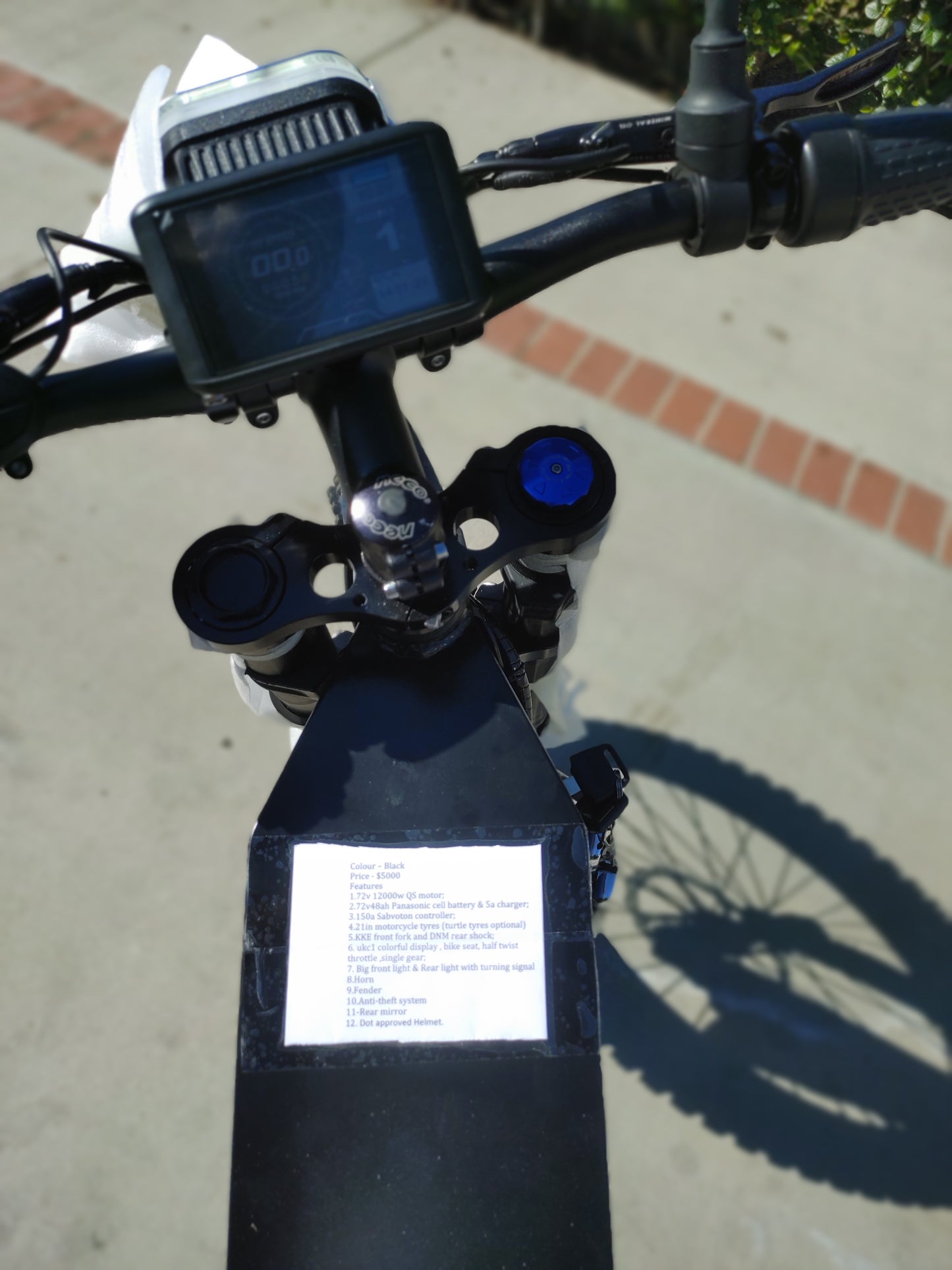 12,000WATTS ELECTRIC BIKE